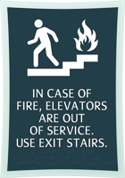 In Case of Fire Sign