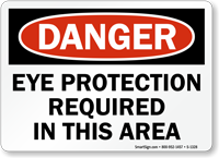 Eye Protection Required