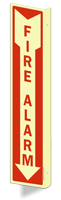 Fire Alarm Arrow GlowSmart™ Sign