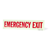 Emergency Exit Sign