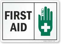 First Aid Sign