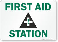 First Aid Station Sign