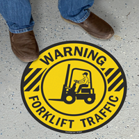 Circular  SlipSafe Floor Sign
