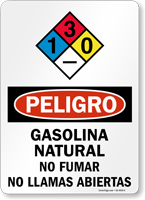 Gasolina Natural Sign