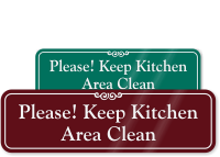 Keep Kitchen Area Clean