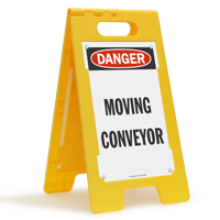 OSHA Danger Floor Standing Sign