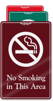 No Smoking In This Area Sign
