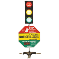 with LED Traffic Light