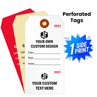 Custom Perforated Tags