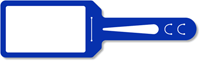 Double Sided Dark Blue Self Locking Tag
