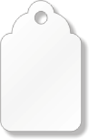 White Merchandise Tag