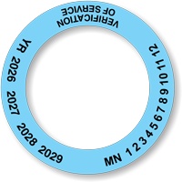 Polyethylene Plastic Verification of Service Collars