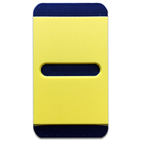 Horizontal Mounting  Character Black on Yellow " "
