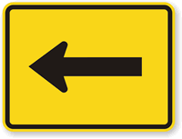 (Left Symbol)  Traffic Sign
