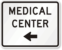 Left Arrow  Traffic Sign