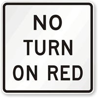 Traffic Signal Sign