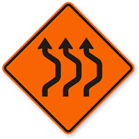 (3 Lanes) Sign