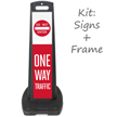 LotBoss "Do Not Enter, One Way Traffic" Portable Kit 