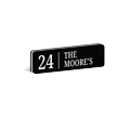 PermaCarve Modern Style Address Plaque