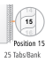 Individual Legal Numeric 15 Tab