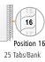 Individual Legal Numeric 16 Tab