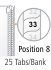 Individual Legal Numeric 33 Tab